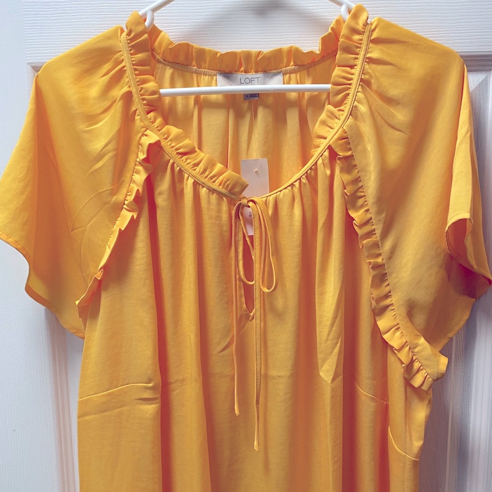 Yellow Short Sleeve Top